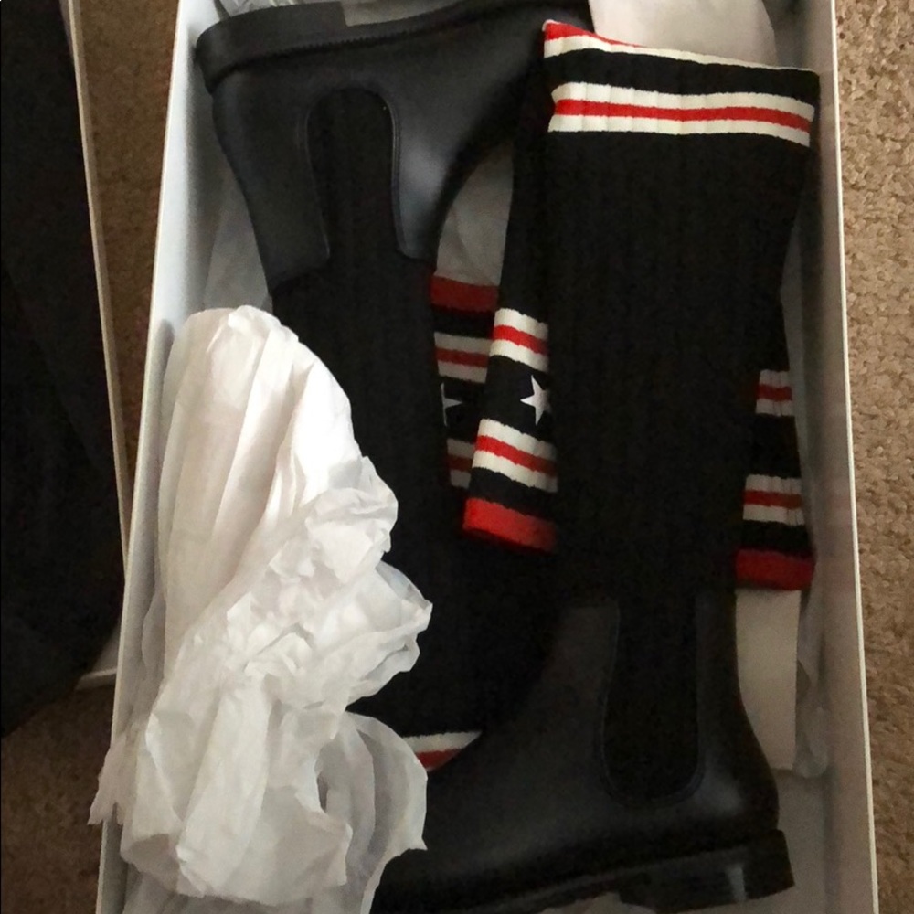 Authentic Givenchy Over the knee rainboots
